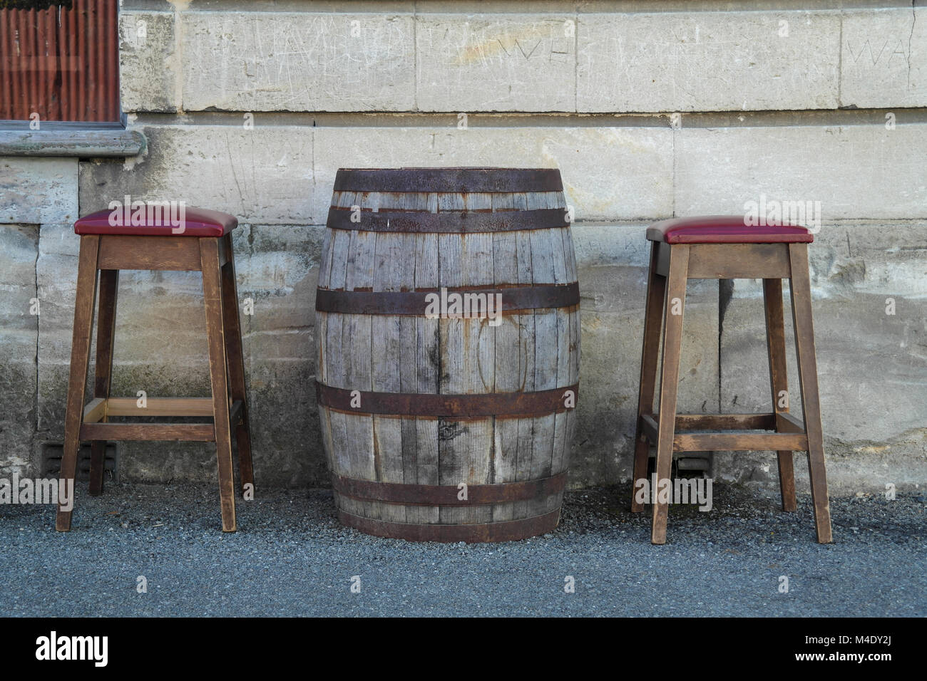 Whiskey Barrel Stock Photo 174868922 Alamy