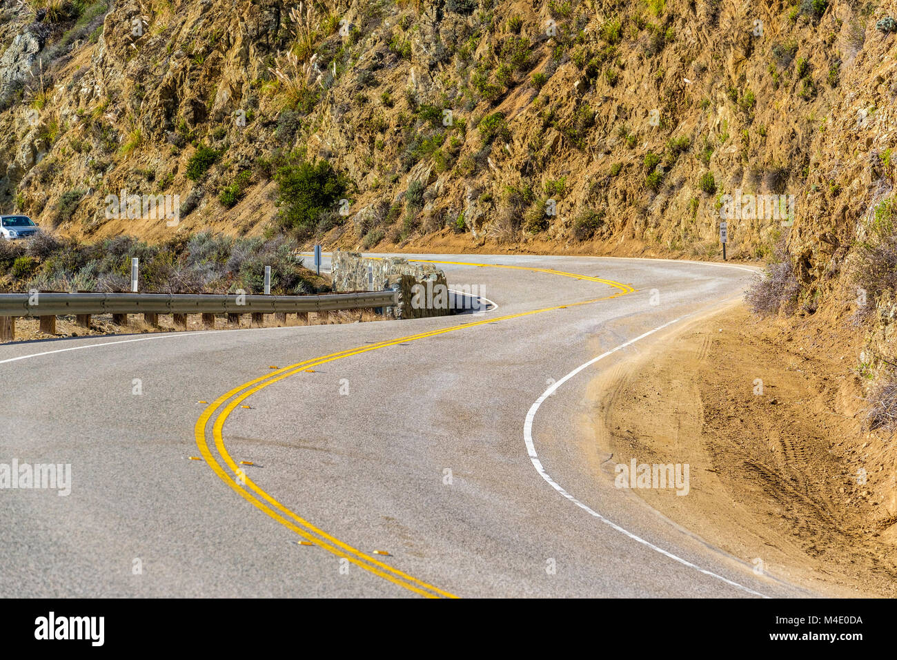 Highway 1 on the pacific coast, California, USA Stock Photo - Alamy