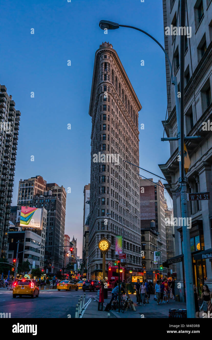 Flatiron Building Manhattan   New York, New York, USA Stock Photo