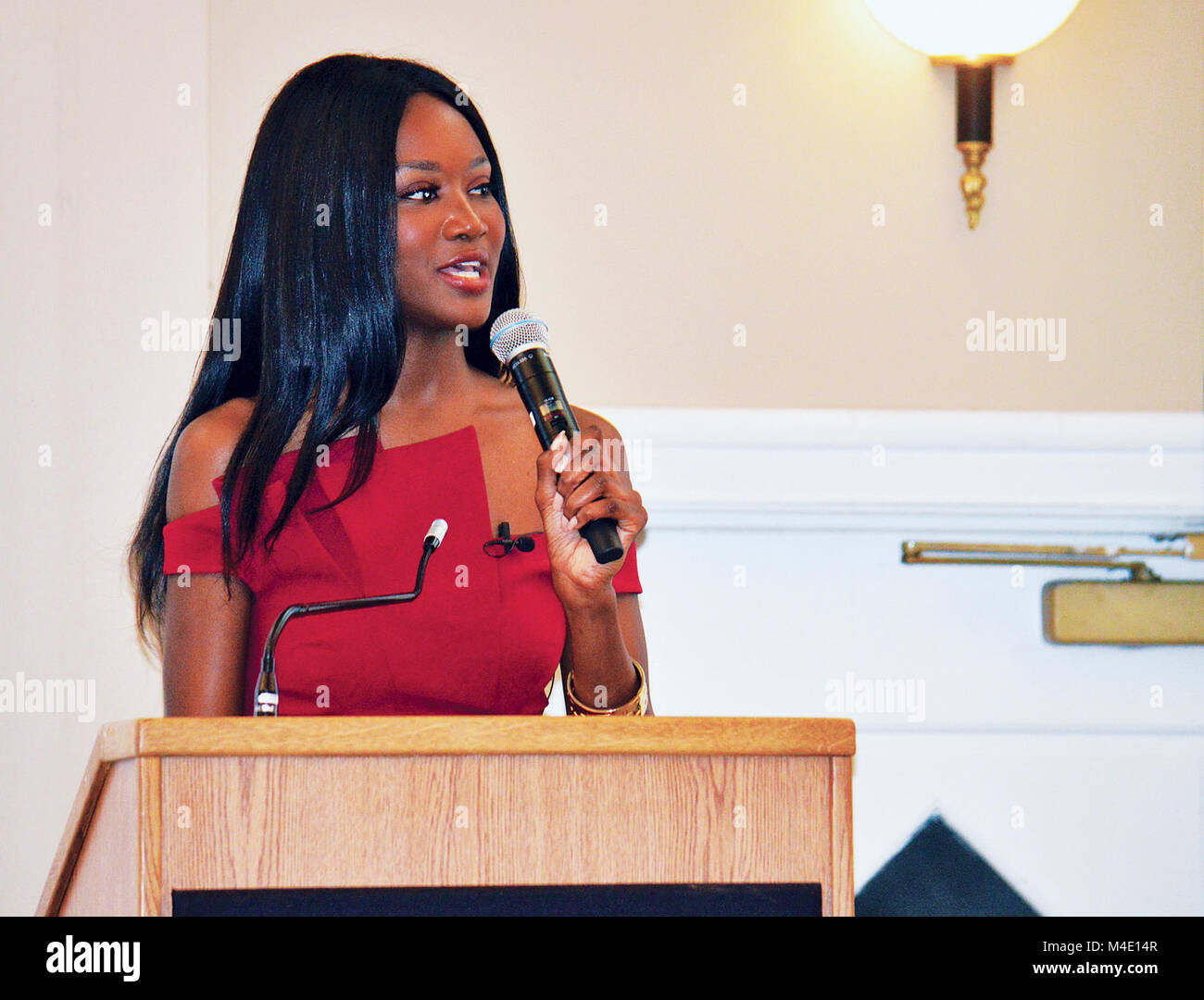 Miss USA 2016 and United States Army Reserve Capt. Deshauna Barber was ...