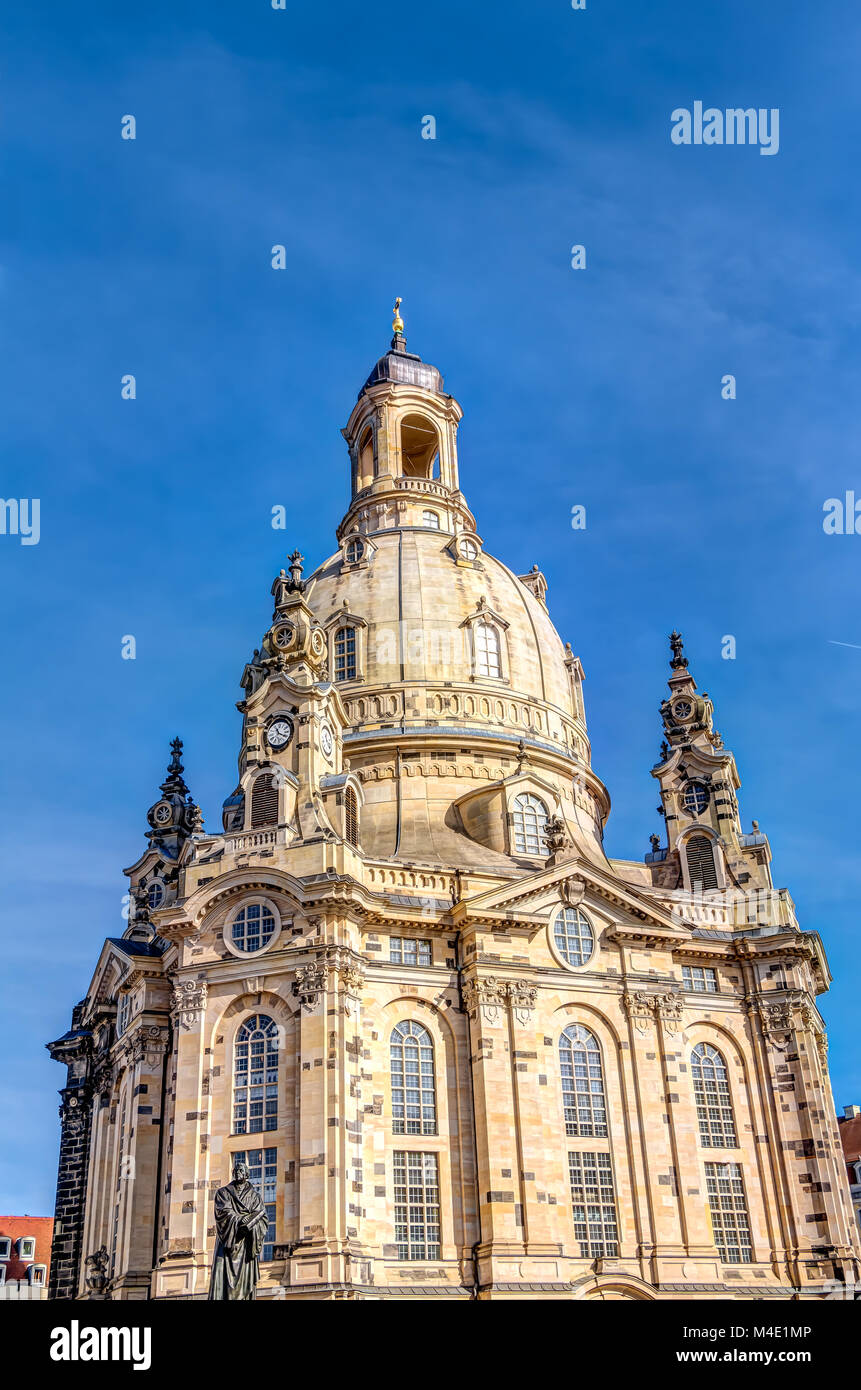 Church of our Lady in Dresden Stock Photo