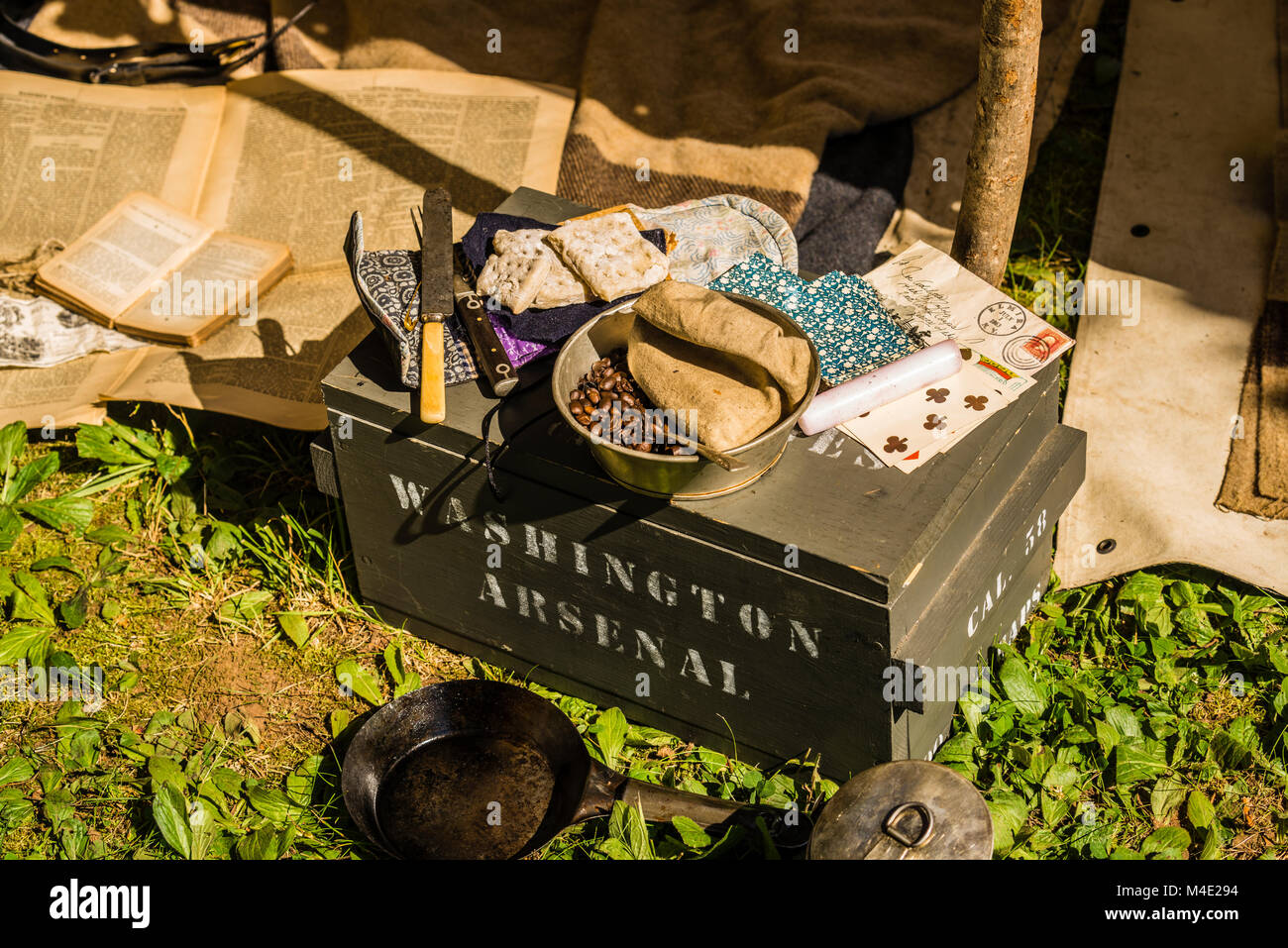 Civil War Living History Day Cromwell, Connecticut, USA Stock Photo Alamy