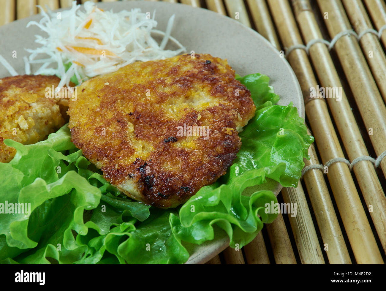 Indian chicken cutlets Stock Photo Alamy