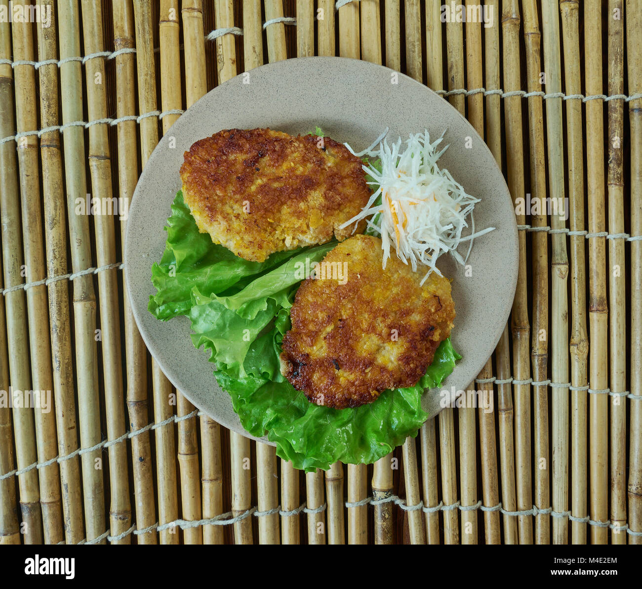 Indian chicken cutlets Stock Photo Alamy