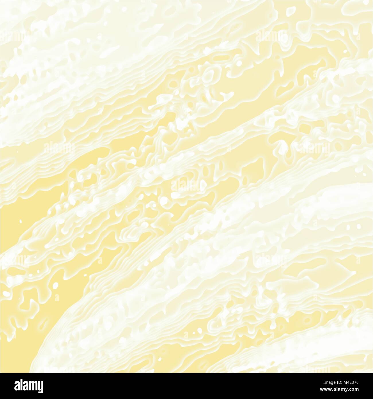 yellow watercolor stripes pattern, vector illustration Stock Vector