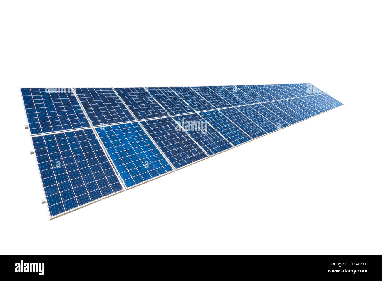 solar panel isolated Stock Photo