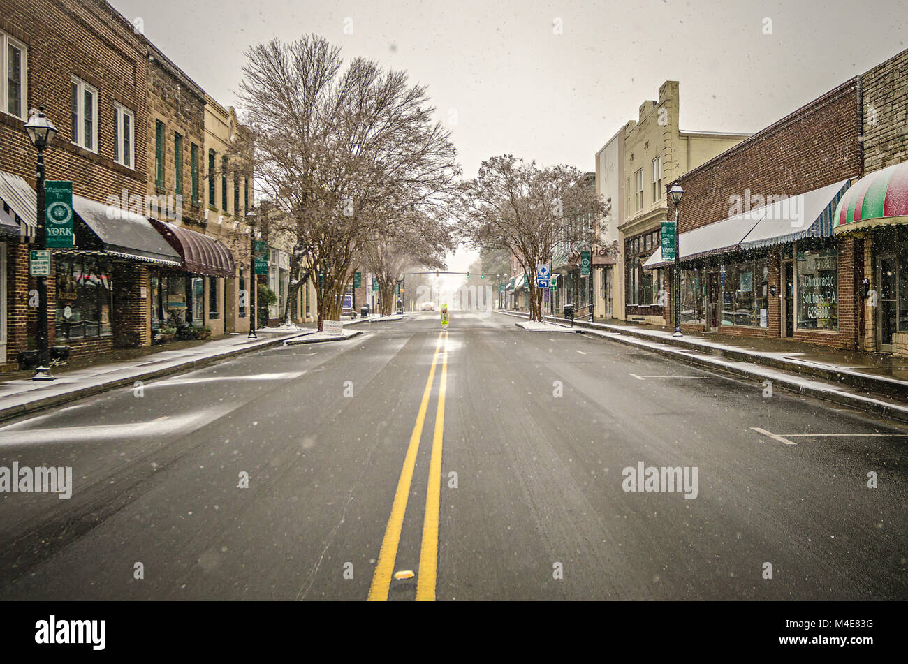 winter season in york south carolina Stock Photo Alamy