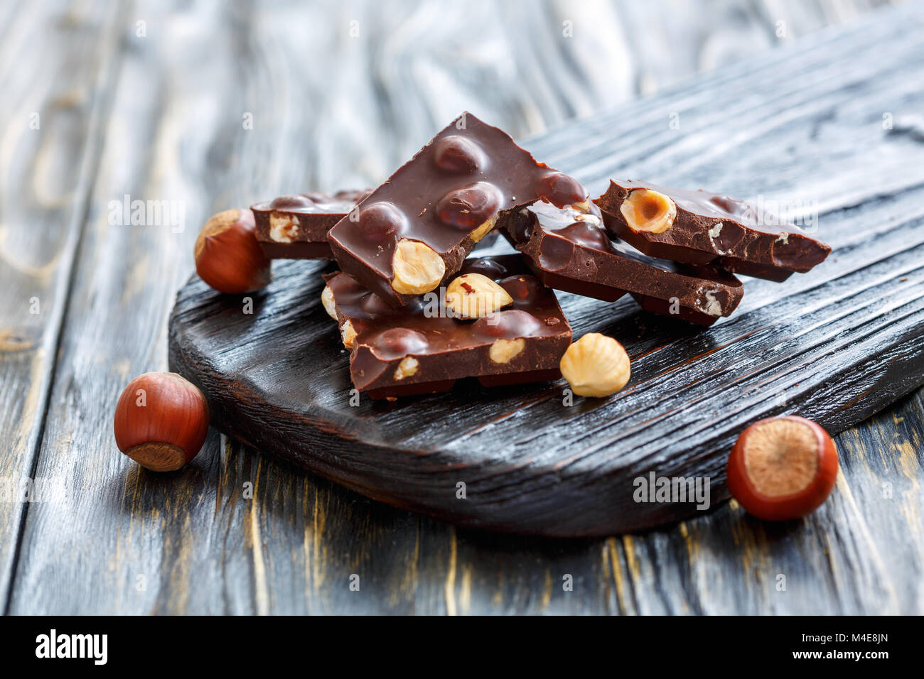 Hazelnuts chocolate hi-res stock photography and images - Alamy