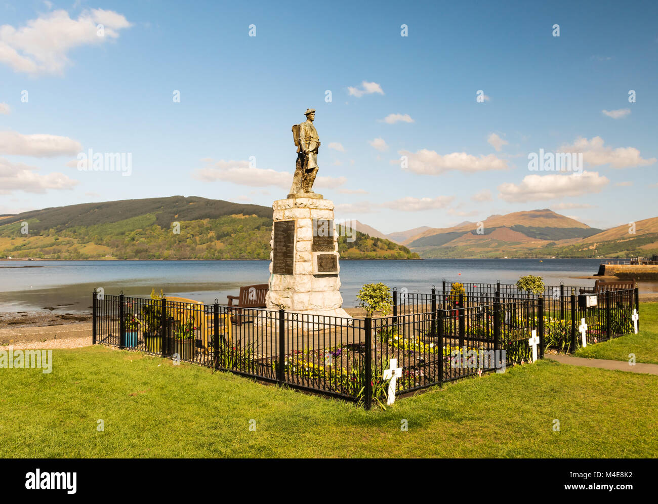 Scotland - Inverary War Memorial Stock Photo