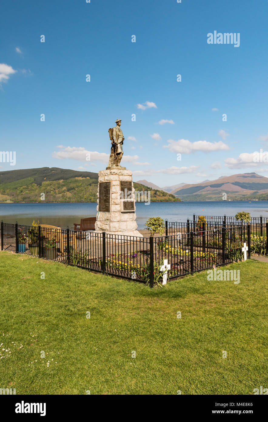 Scotland - Inverary War Memorial Stock Photo