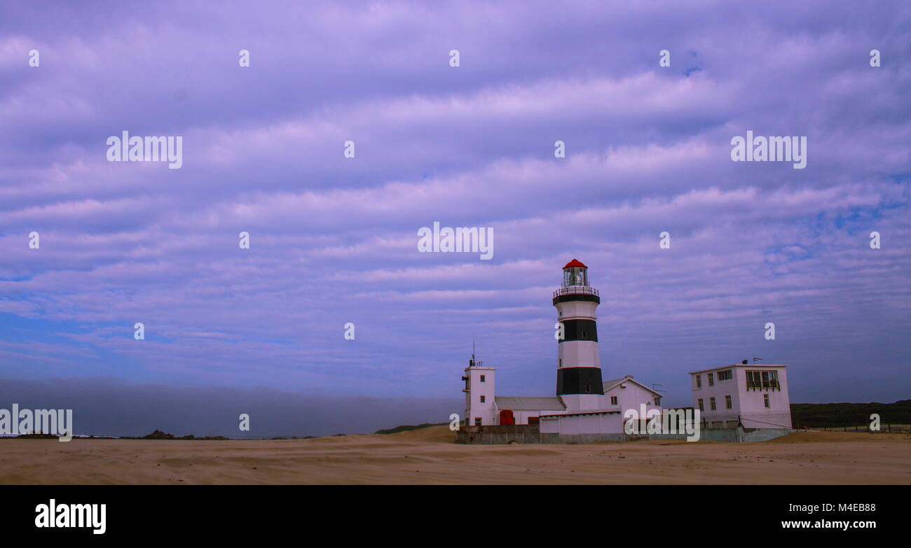 Port Elizabeth, South Africa a massive wind storm approaching the