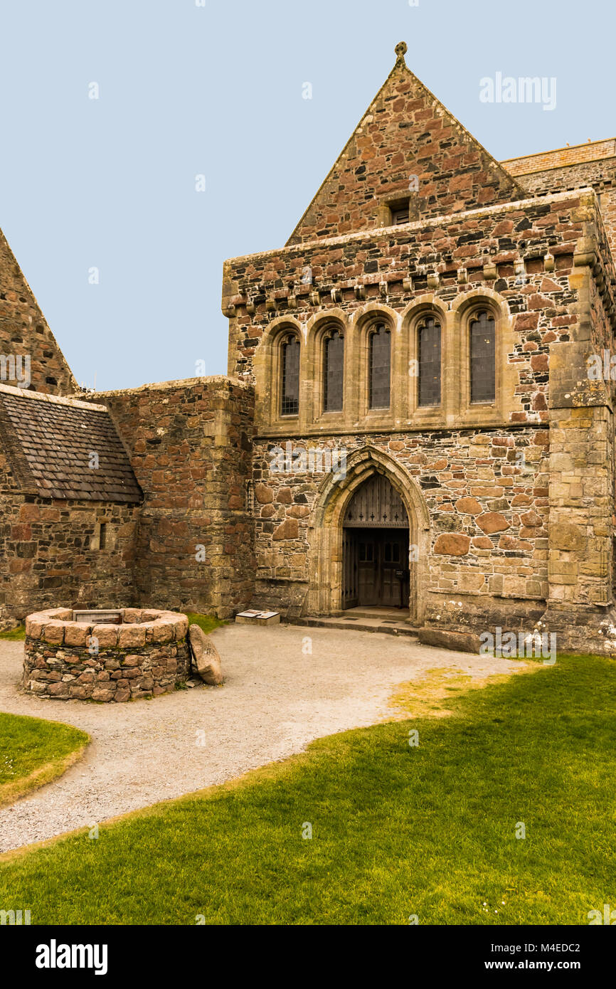 Scotland - Iona Abbey Stock Photo