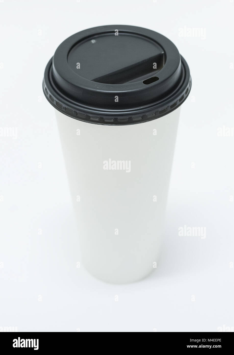 blank takeaway cup Stock Photo