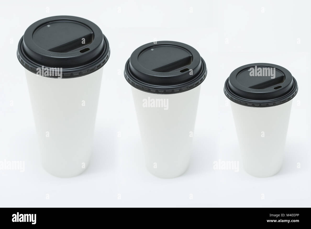 takeaway coffee cups Stock Photo