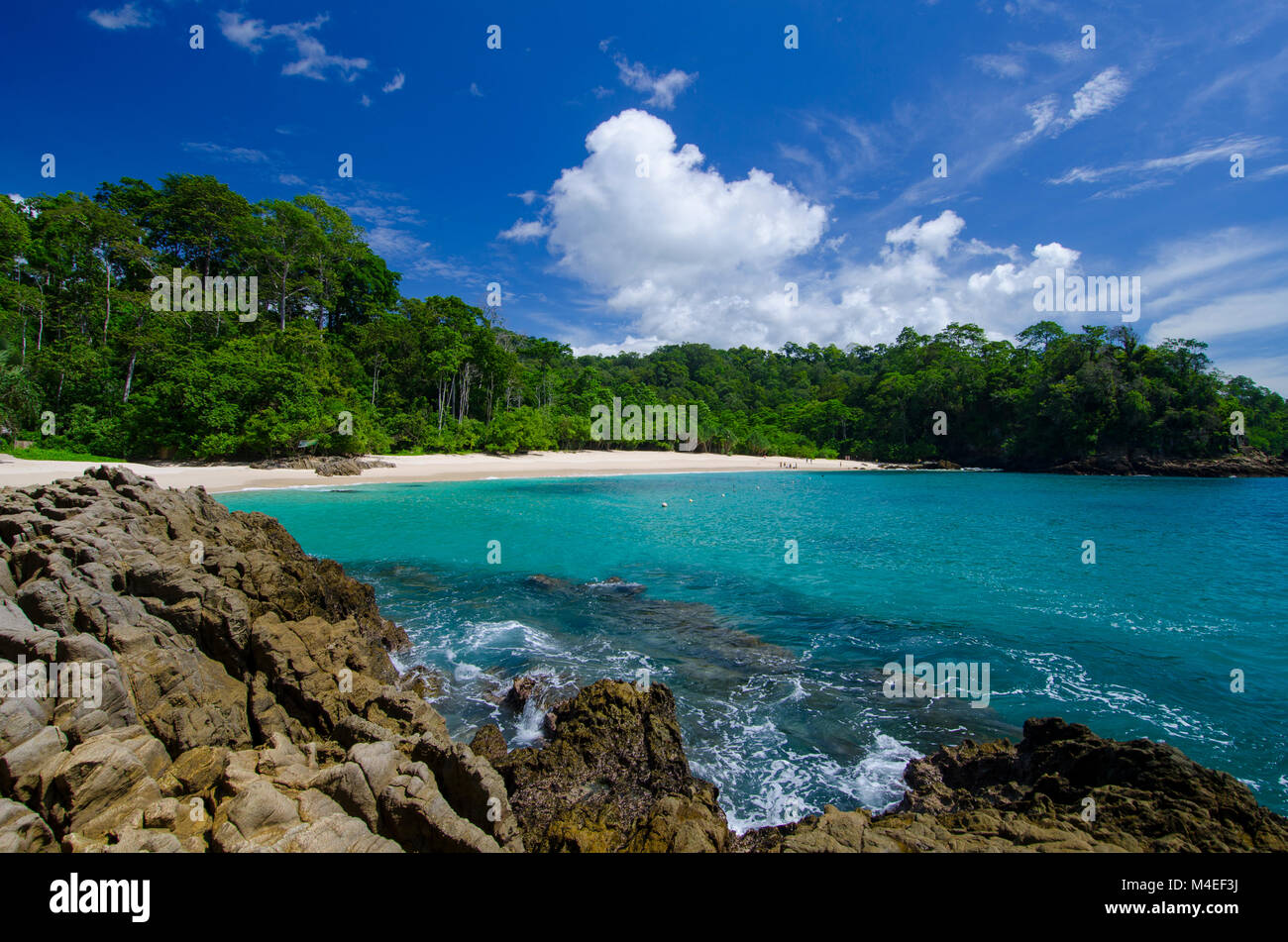 Green Bay Beach, Banyuwangi, East Java, Indonesia Stock Photo