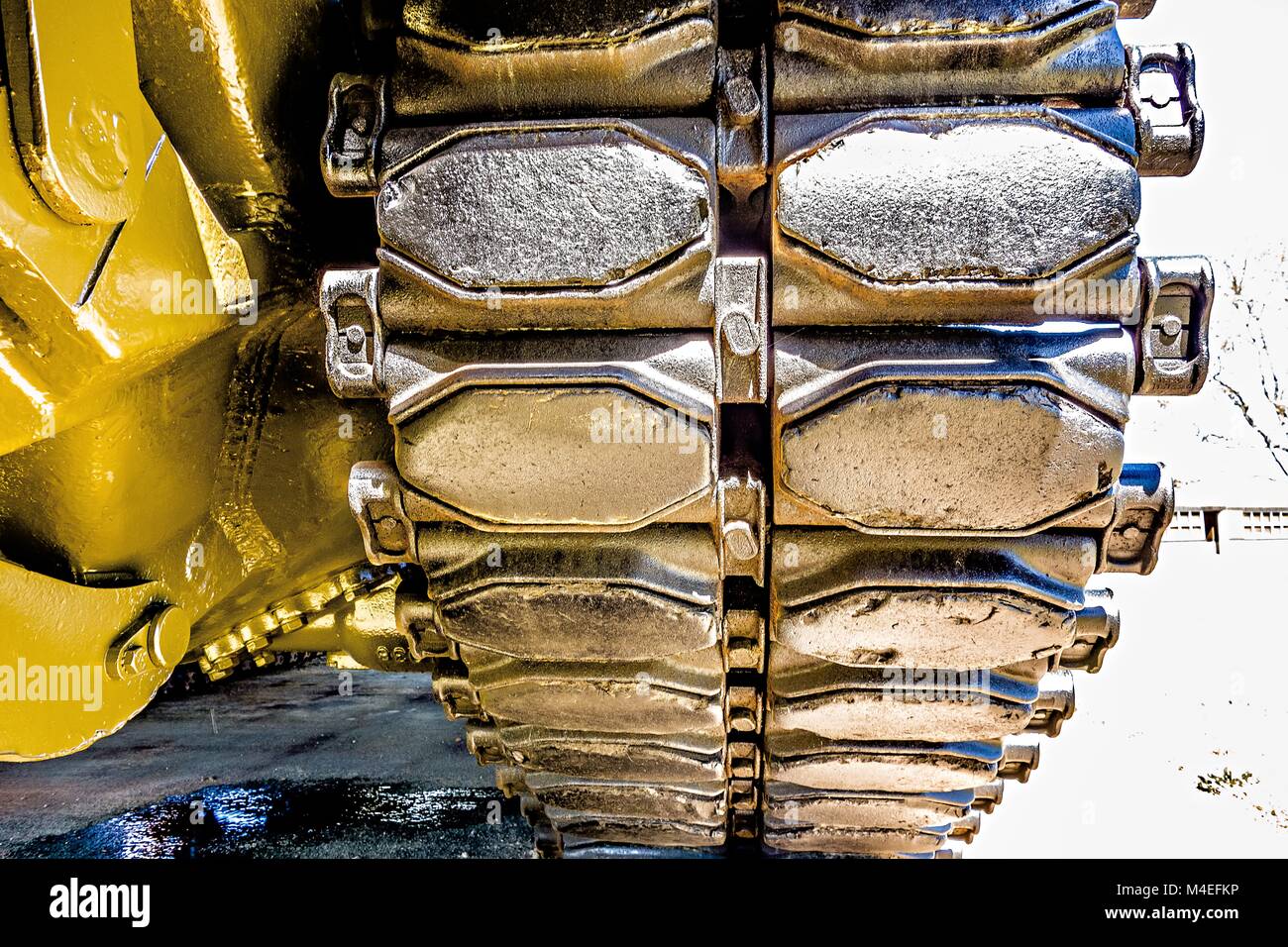 closeup of an army tank parts Stock Photo Alamy