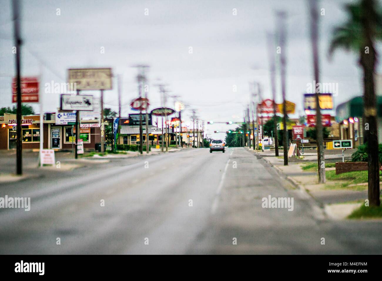 city of laredo texas city street scenes Stock Photo