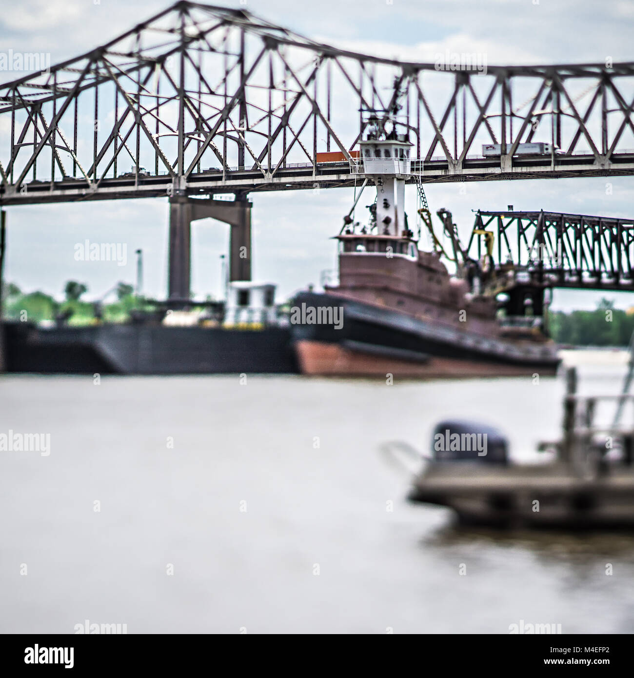 Baton Rouge Louisiana city skyline and surrounding views Stock Photo