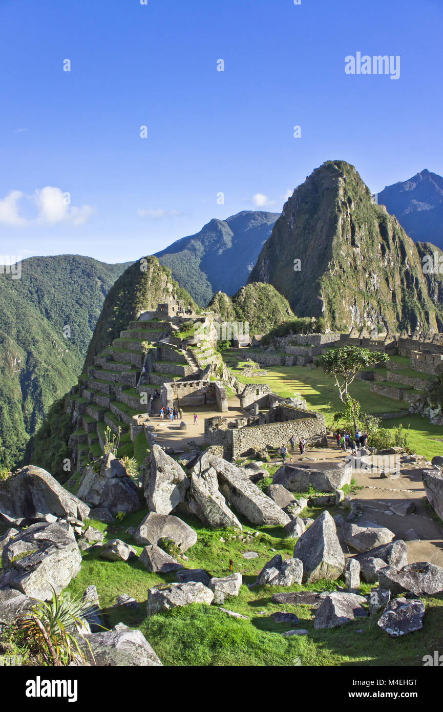 Machu Picchu, Peru, South America Stock Photo