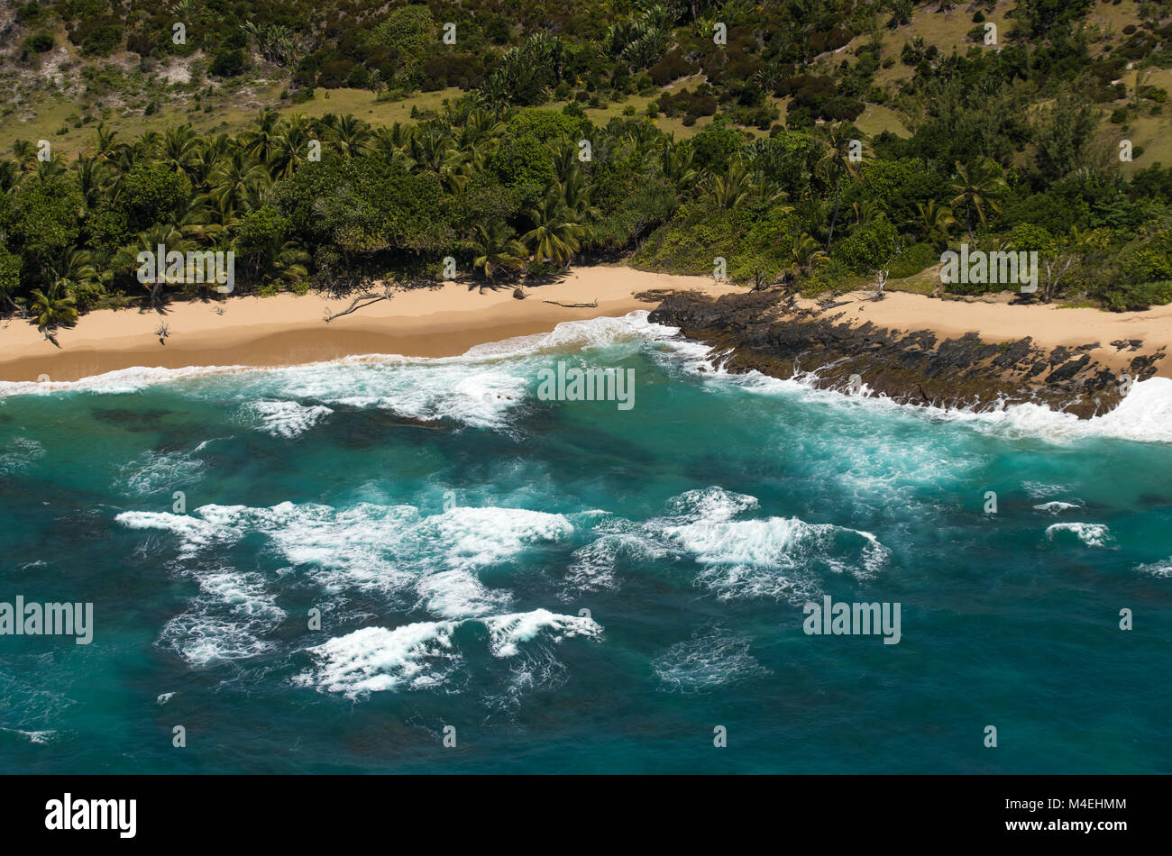 Aerial view of Sainte Marie island, Madagascar Stock Photo Alamy