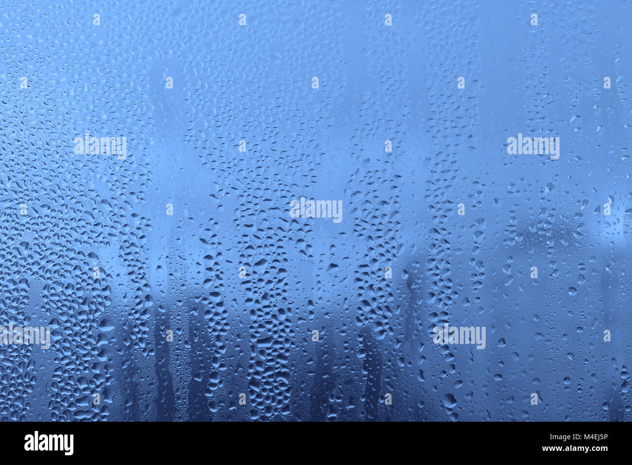 Natural water drops on glass Stock Photo - Alamy