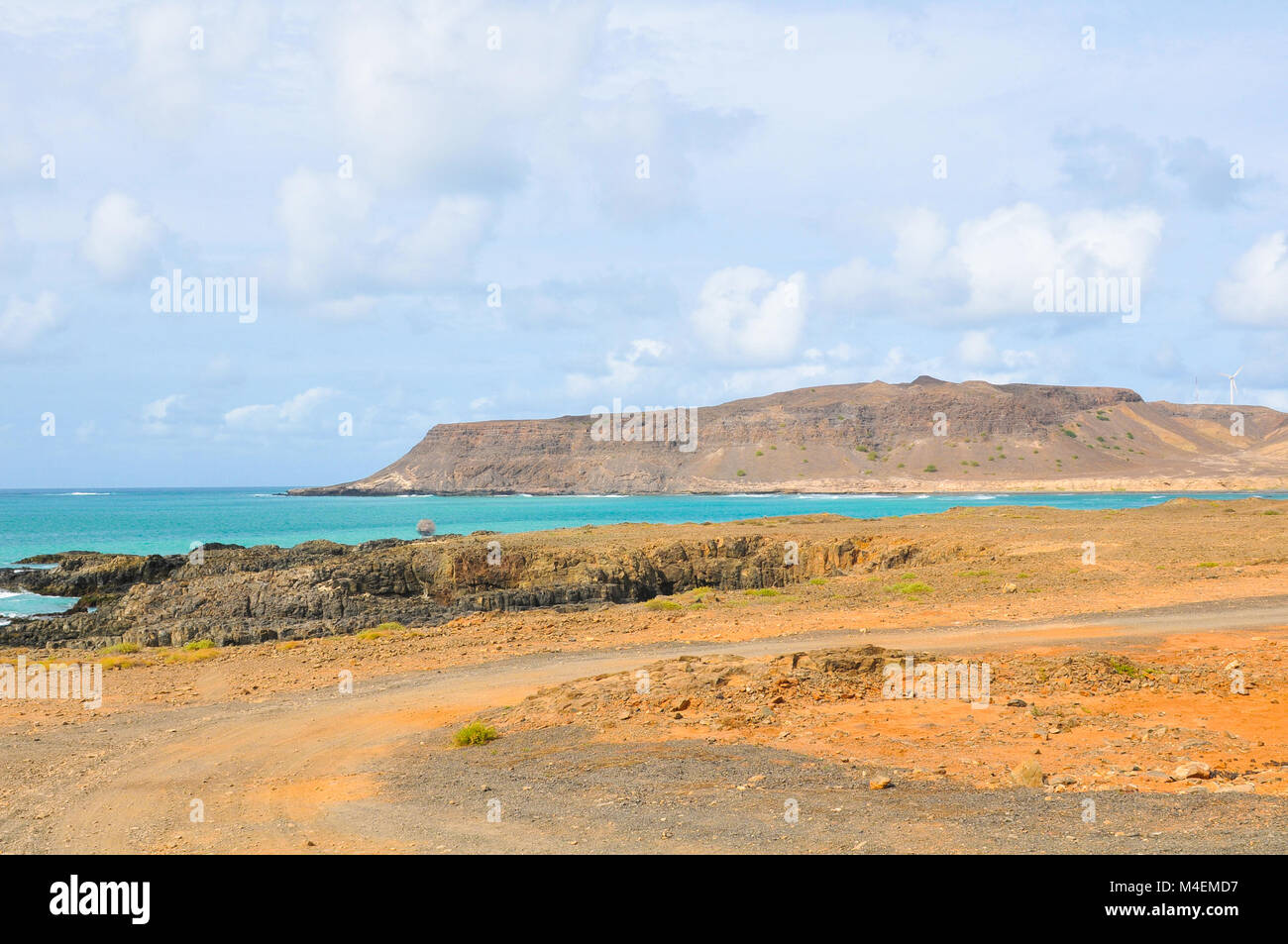 Marine landsacape with volcanic rocks in Cape Verde Stock Photo - Alamy