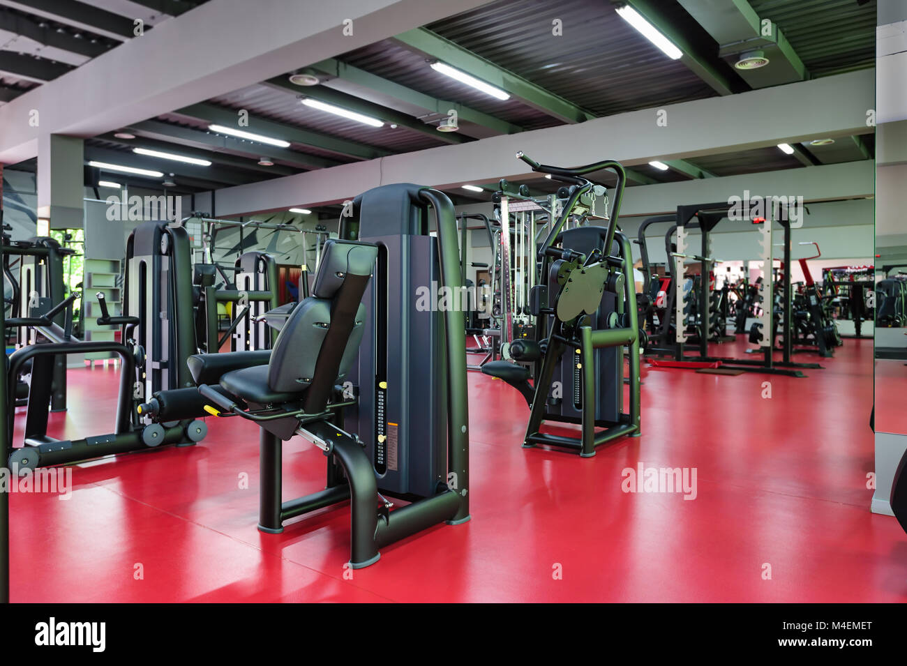 black and red gym