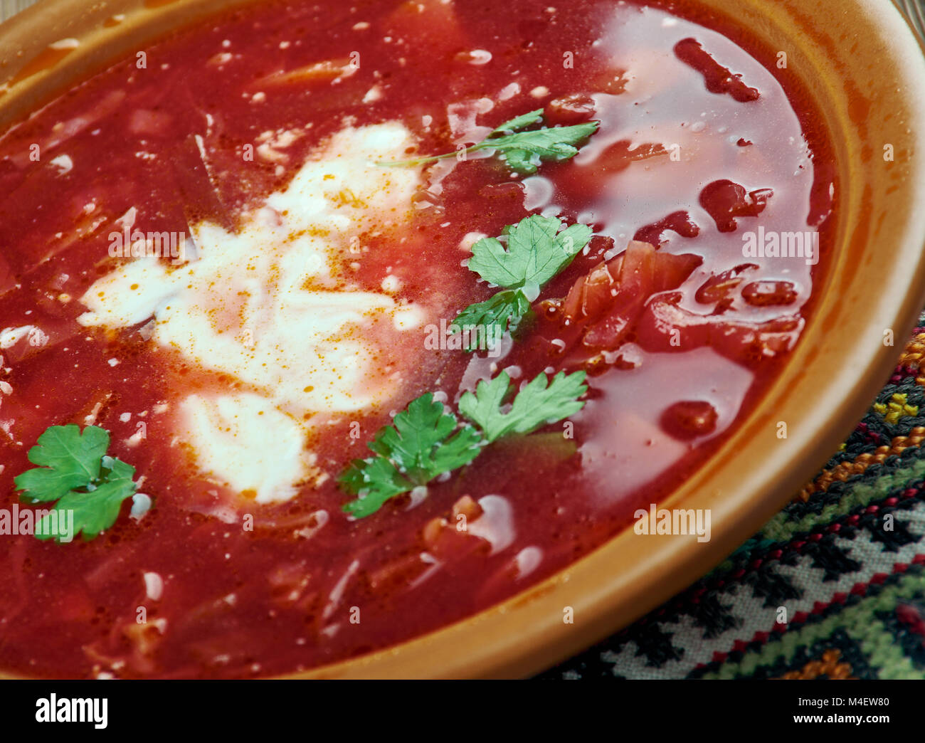 Ciorba de sfecla rosie hires stock photography and images Alamy