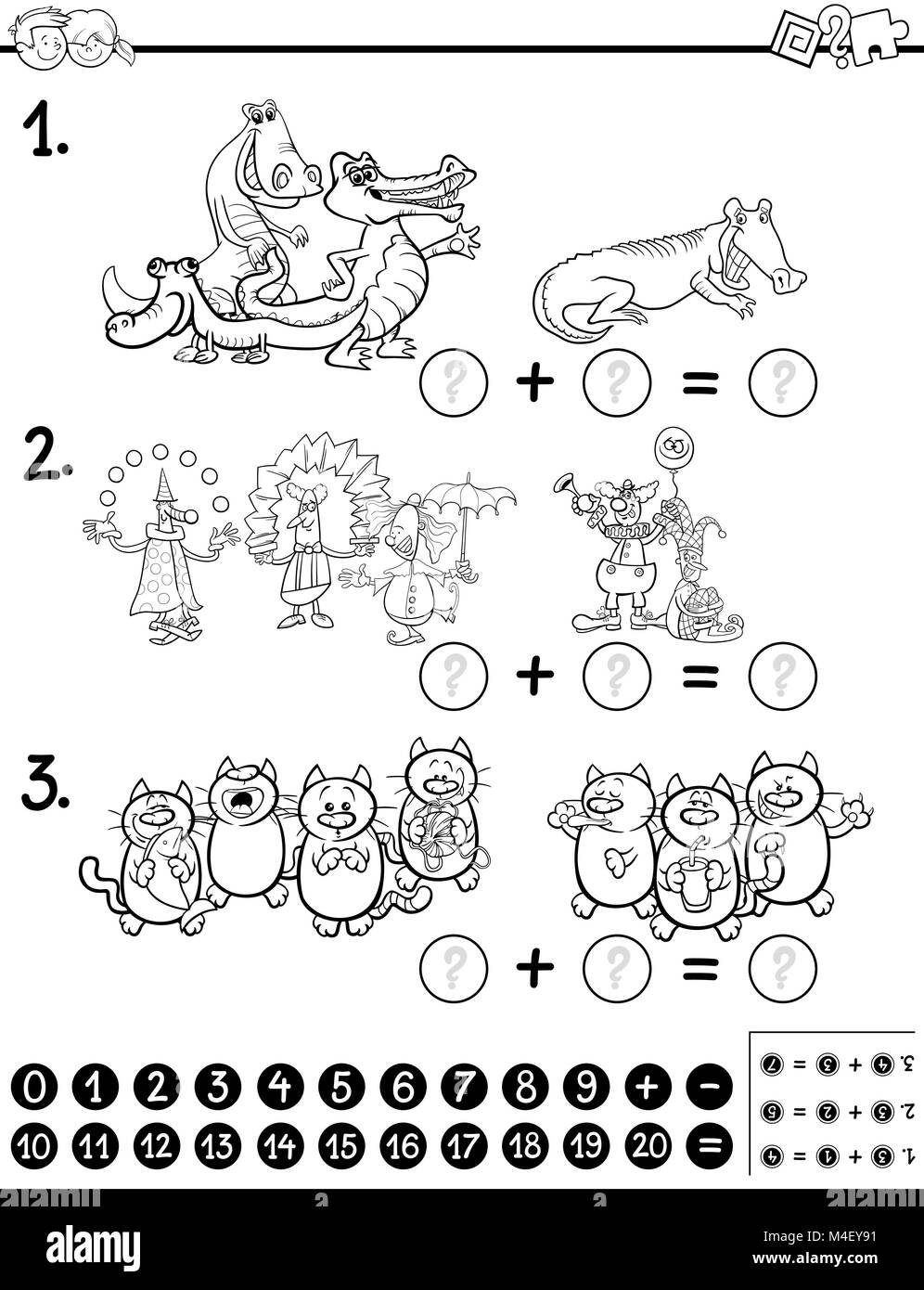 Algebra Activity Coloring Pages