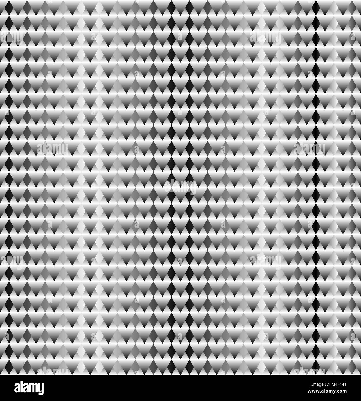 Seamless geometric pattern of gradient black and white colors with ...
