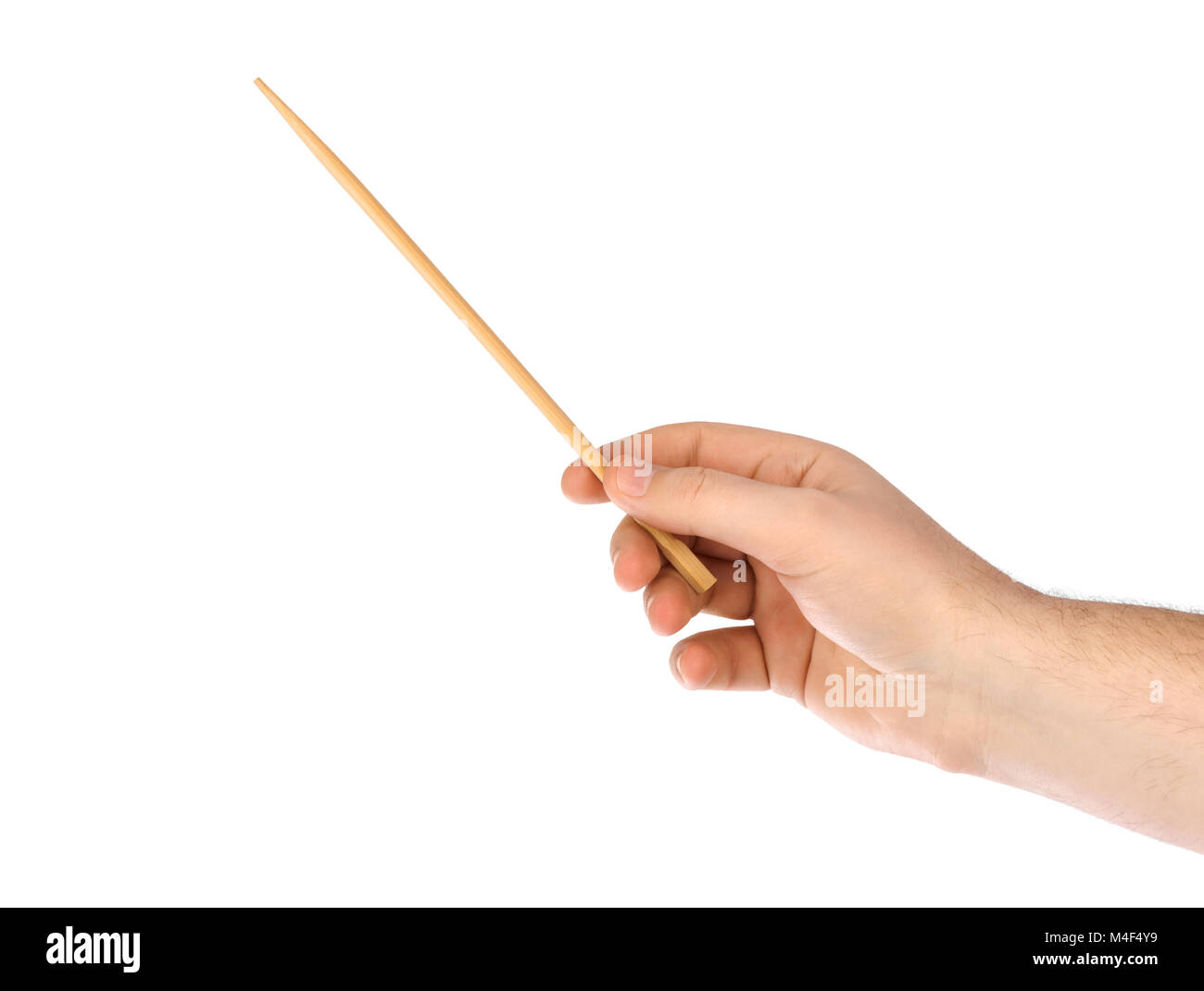 Music conductor hand Stock Photo Alamy