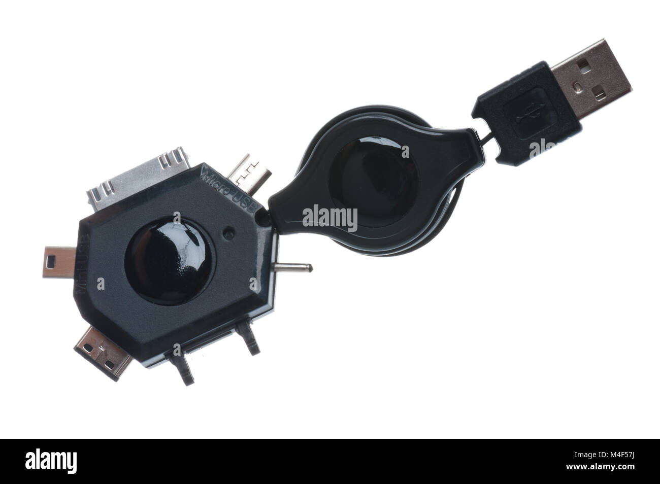mini usb adapter isolated on white Stock Photo