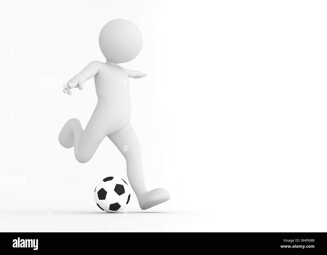 Football action scoring shooting Cut Out Stock Images & Pictures Alamy