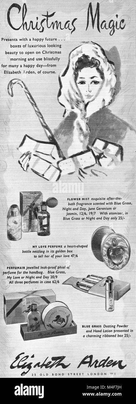 Elizabeth Arden (Cosmetics) 1955 — Cosmetics — Advertisement