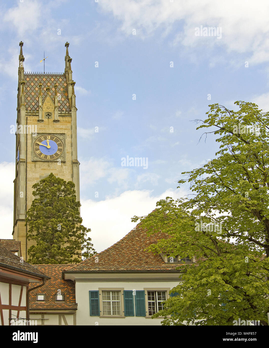 Evangelical Reformed Church Of The Canton Of Zurich Hi Res Stock