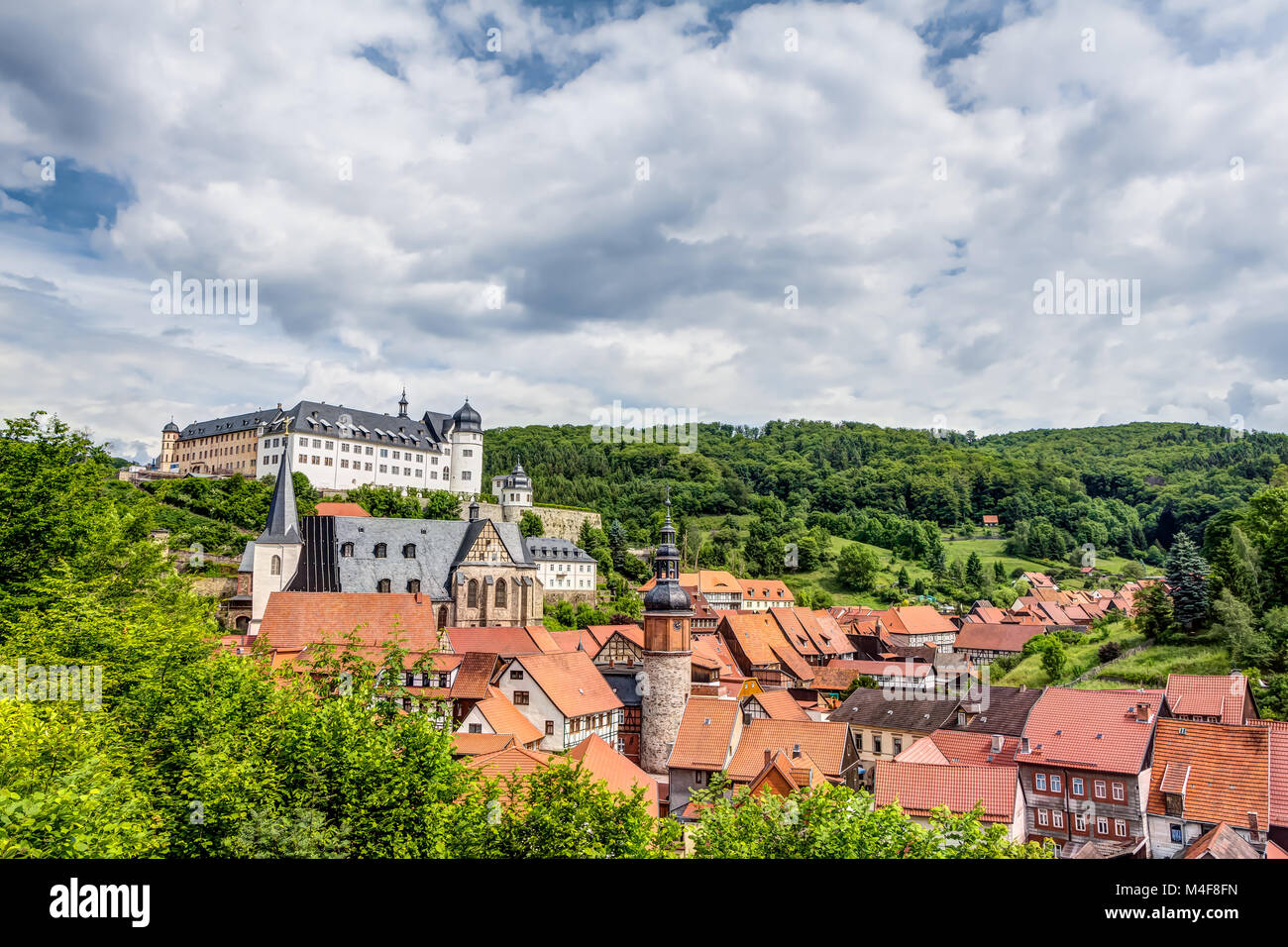Stolberg in the Harz mountains in Germany Stock Photo