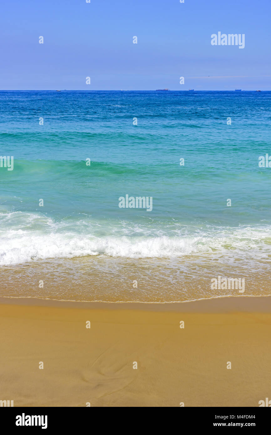 Green and blue ocean waters Stock Photo