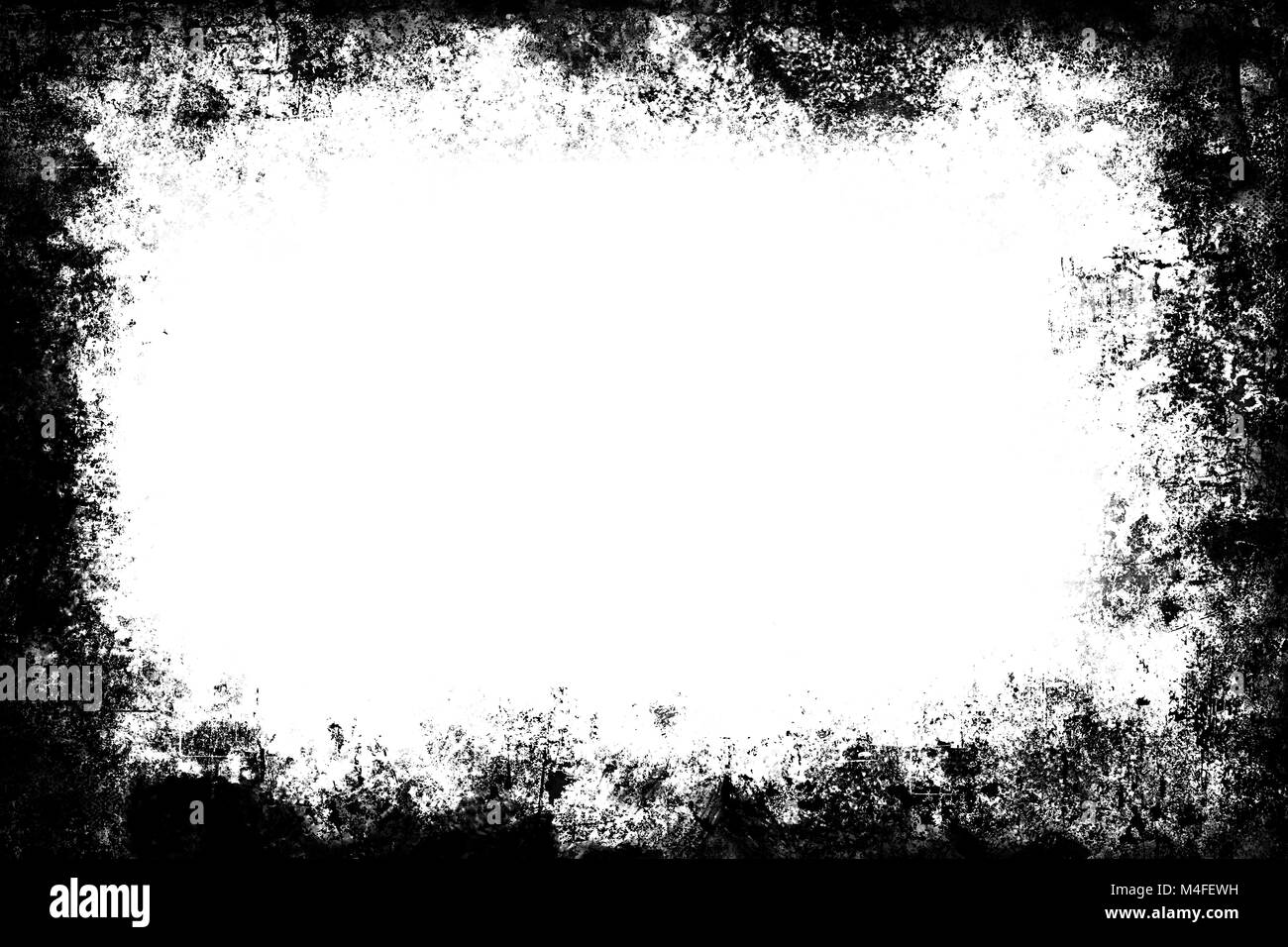 Grunge Vignette Border PNG Transparent For Photoshop (Grunge-And