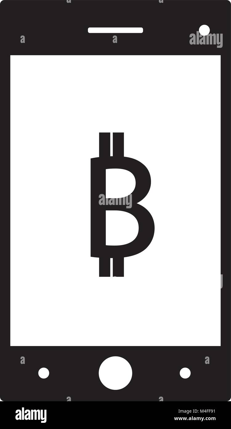 Bitcoin symbol on smartphone hi-res stock photography and images - Alamy
