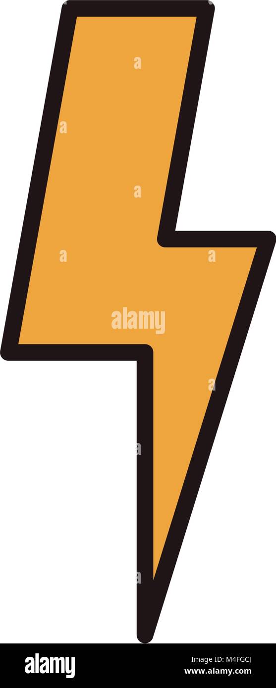 Thunderbolt isolated symbol Stock Vector Image & Art - Alamy