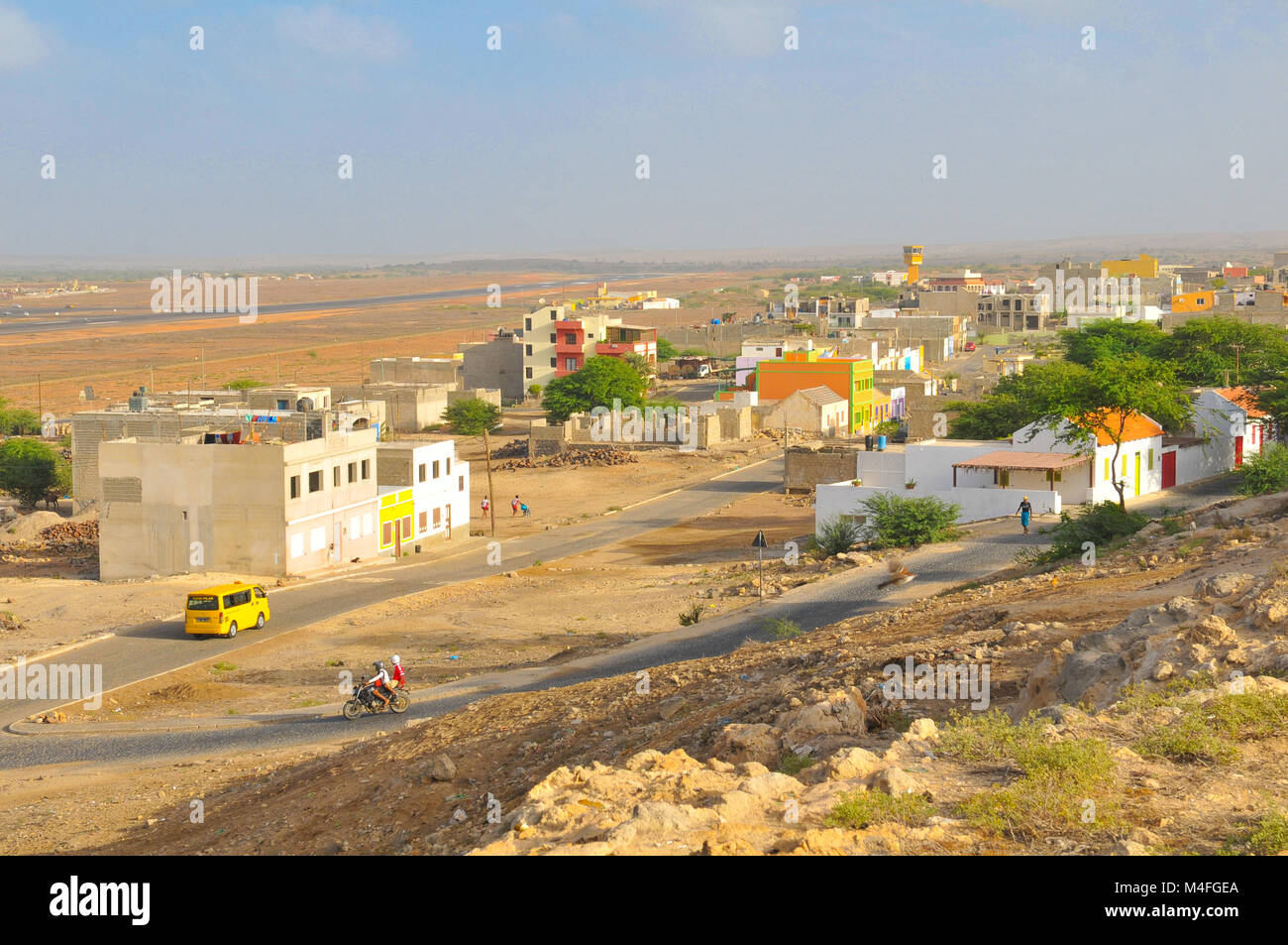 View of Rabil on the island of Boa Vista, Cape Verde Stock Photo - Alamy