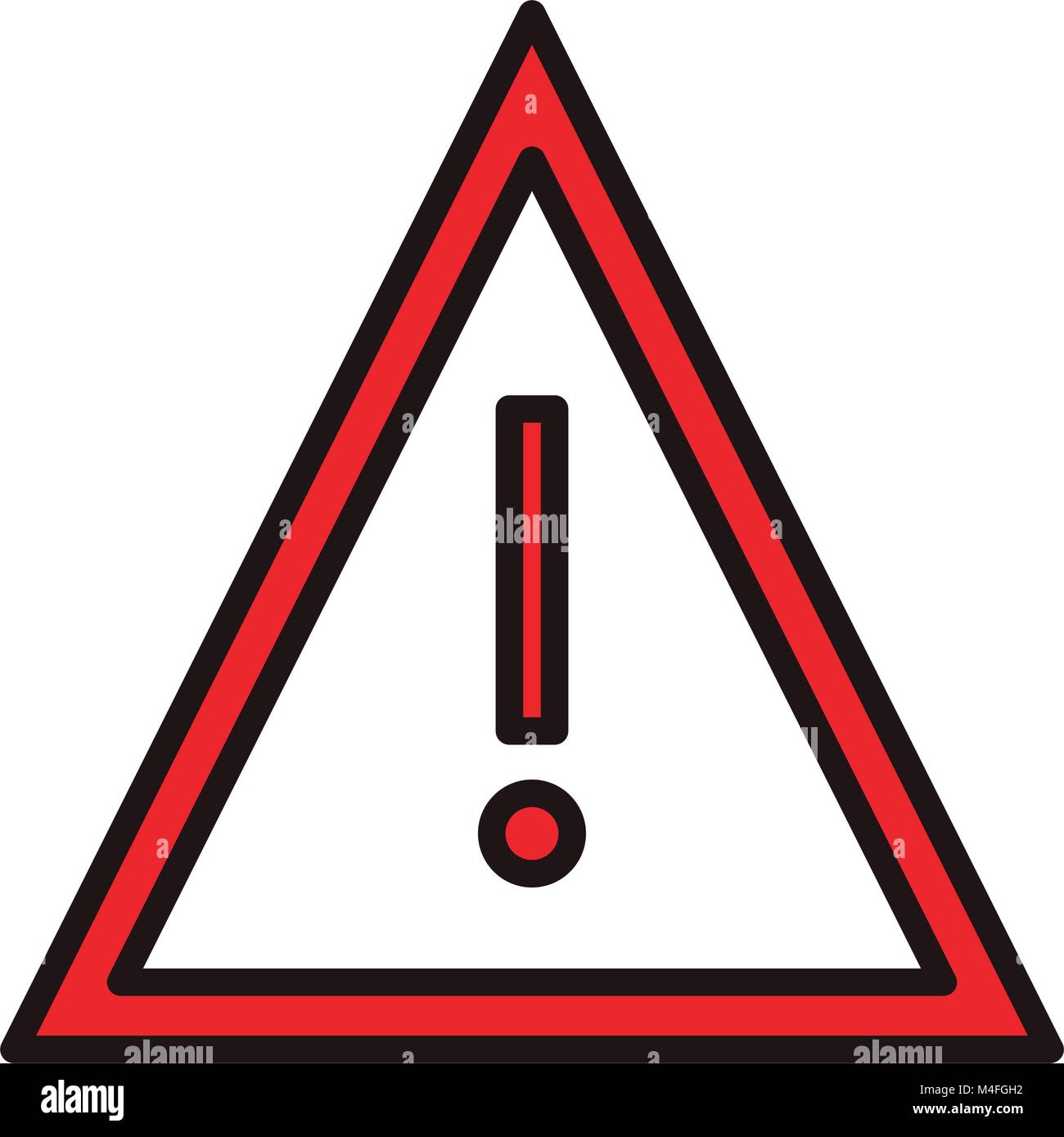 Attention sign symbol Stock Vector Image & Art - Alamy