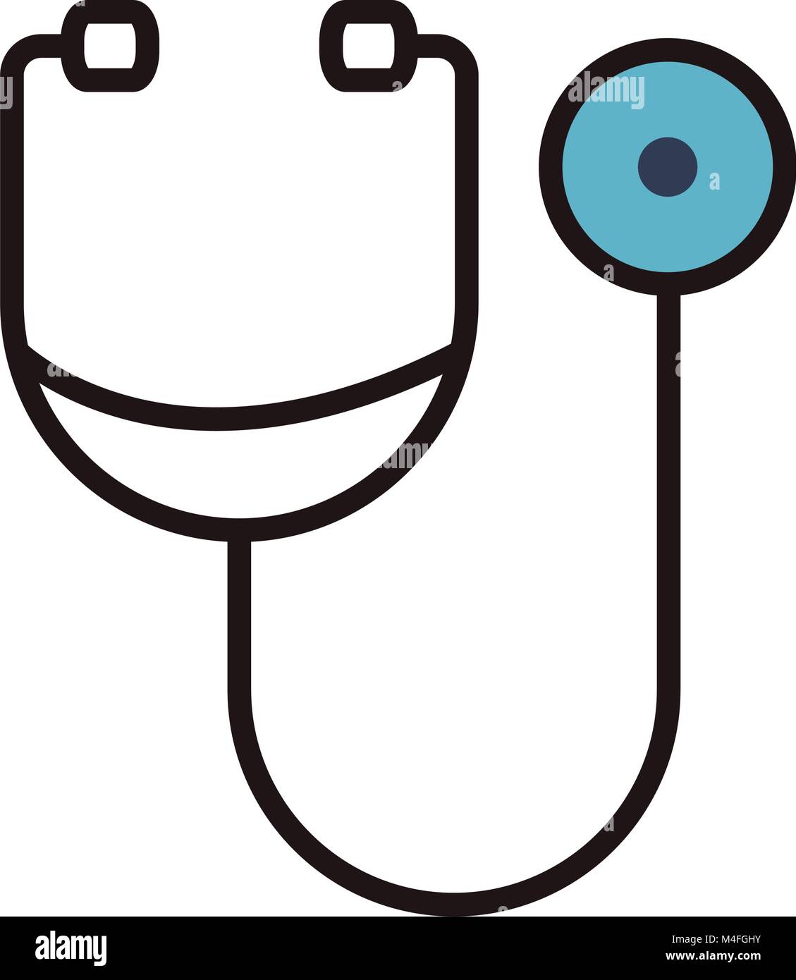 Stethoscope medical tool Stock Vector Image & Art - Alamy