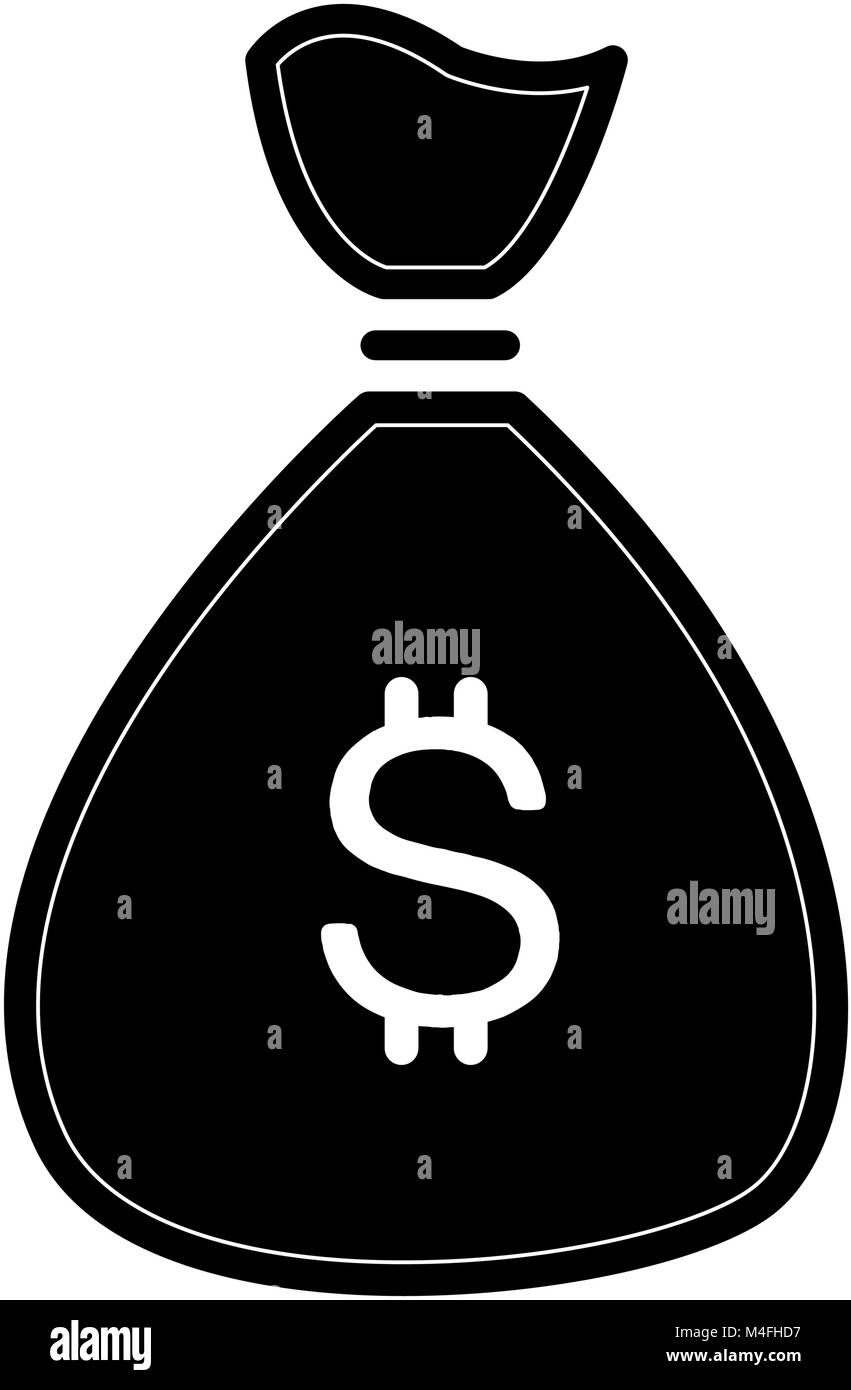Money bag isolated Stock Vector Image & Art - Alamy