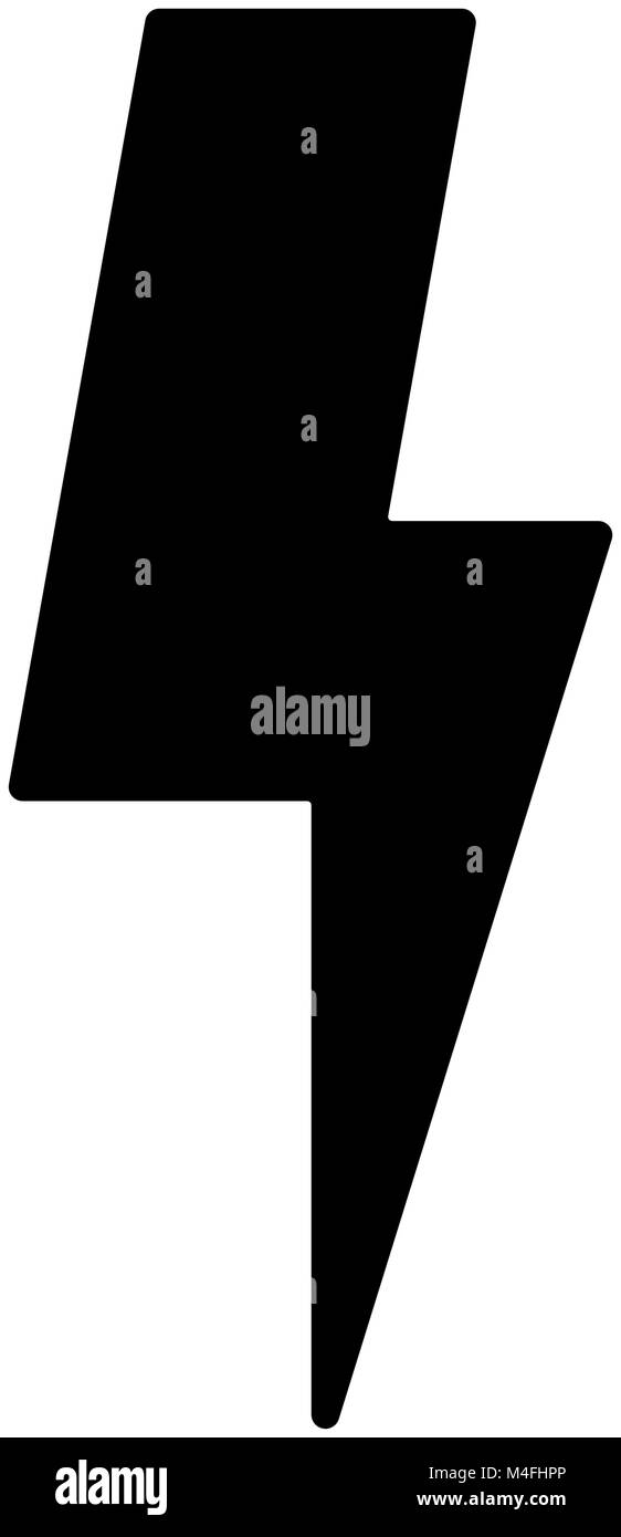 Thunderbolt isolated symbol Stock Vector Image & Art - Alamy