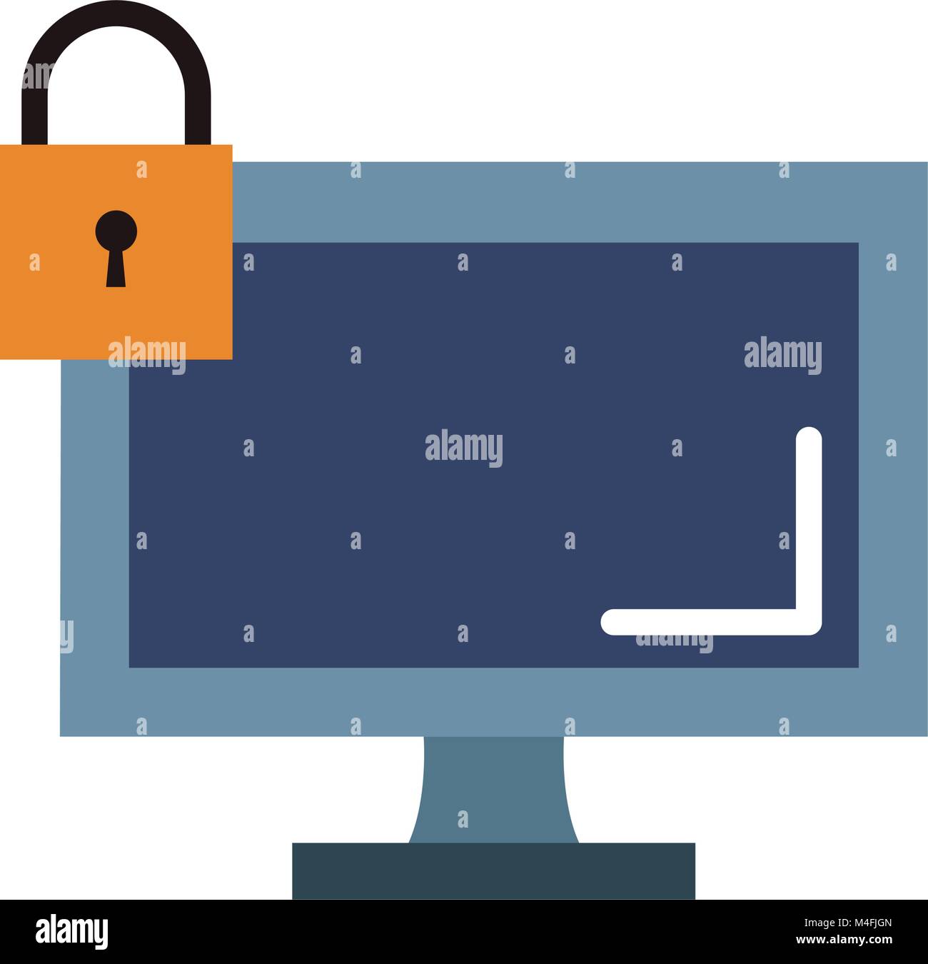 padlock screen symbol Stock Vector Image & Art Alamy