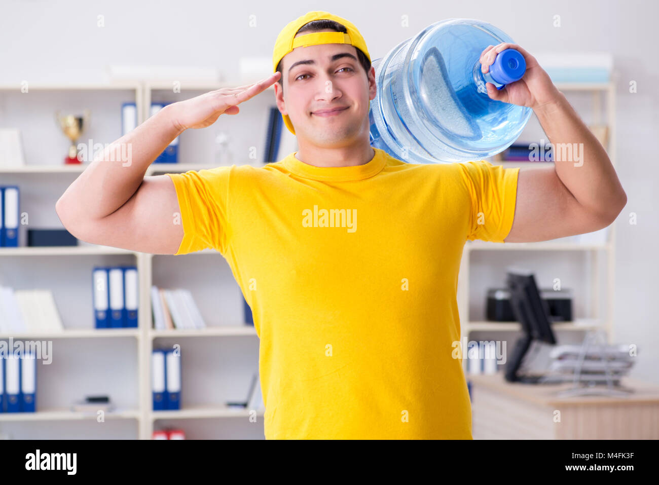 Man carrying water jug hires stock photography and images Alamy
