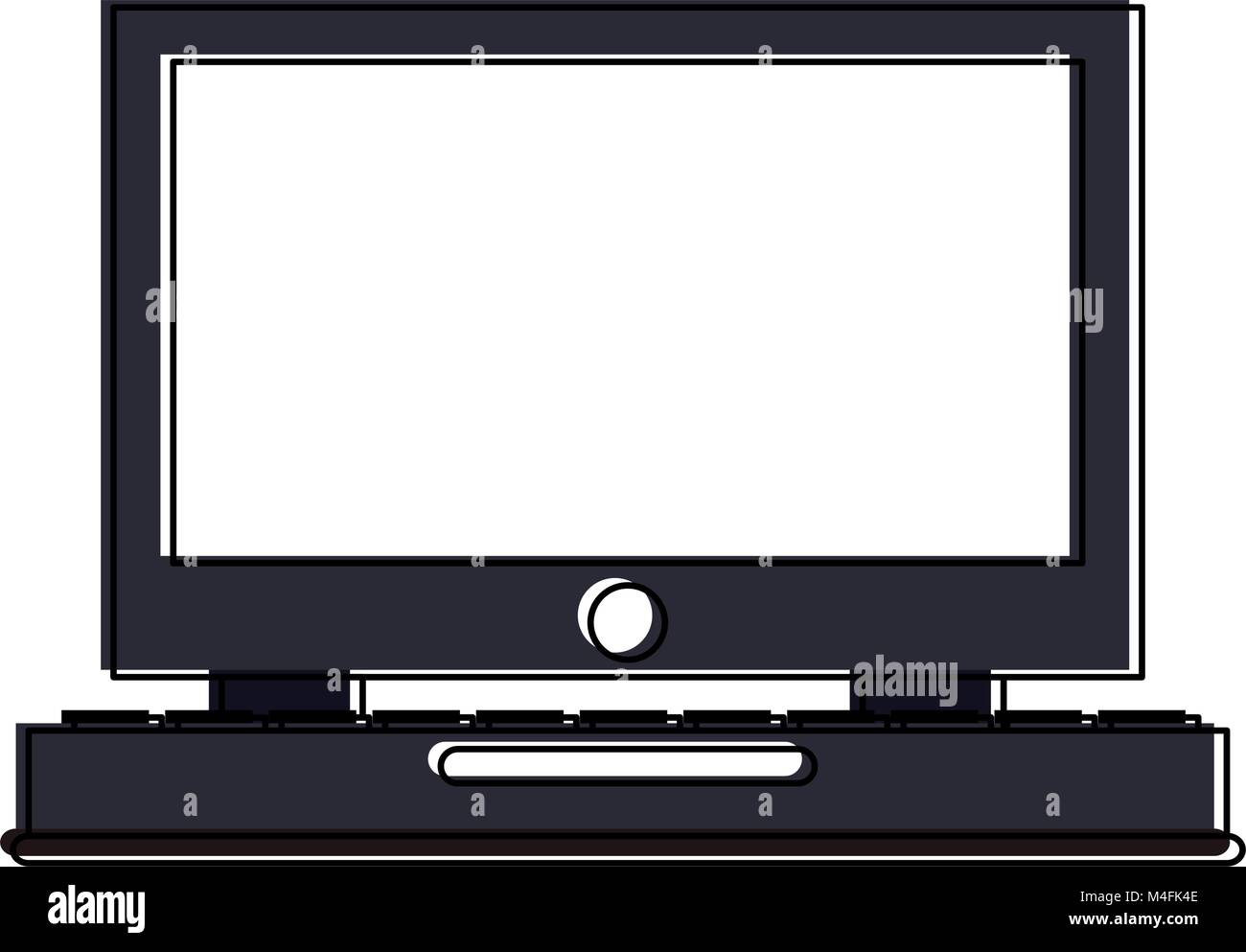 Desk computer symbol Stock Vector Image & Art - Alamy