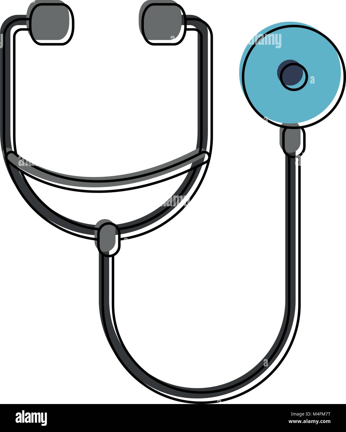 Stethoscope medical tool Stock Vector Image & Art - Alamy
