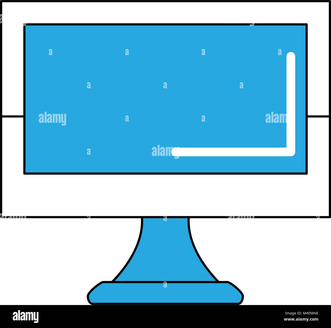 Computer screen symbol Stock Vector Image & Art - Alamy